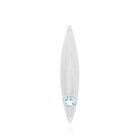 Sky Blue Topaz Silver Pendant