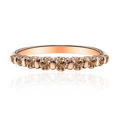 14K SI1 Argyle Rose De France Diamond Gold Ring