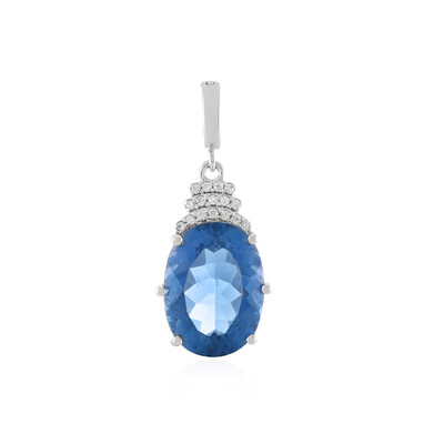 Colour Change Fluorite Silver Pendant