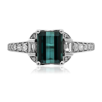 14K Indicolite Gold Ring (CIRARI)