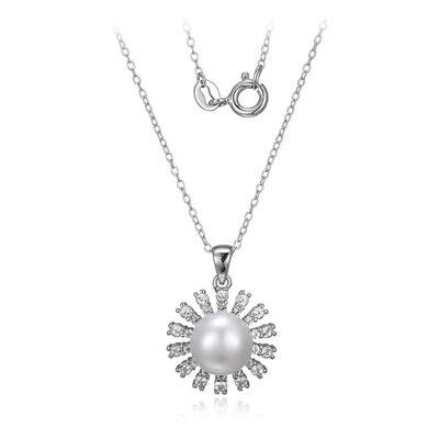 Freshwater pearl Silver Necklace