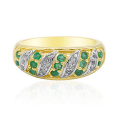 Brazilian Emerald Silver Ring