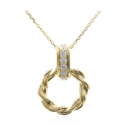 14K I1 (H) Diamond Gold Necklace (CIRARI)