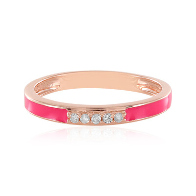 I2 (I) Diamond Silver Ring
