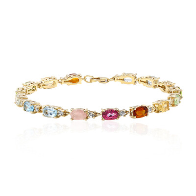 Swiss Blue Topaz Silver Bracelet
