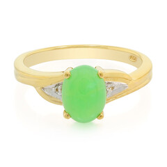 Imperial Chrysoprase Silver Ring