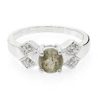 Romanian Spectrolite Silver Ring