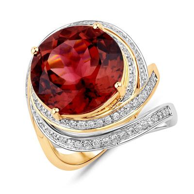 14K Pink Tourmaline Gold Ring (SUHANA)