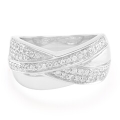 White Sapphire Silver Ring