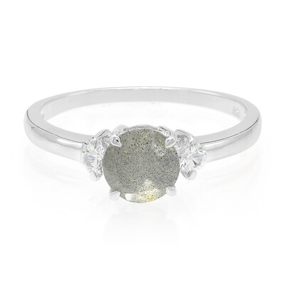Romanian Spectrolite Silver Ring