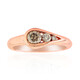 9K VS1 Argyle Rose De France Diamond Gold Ring (Annette)