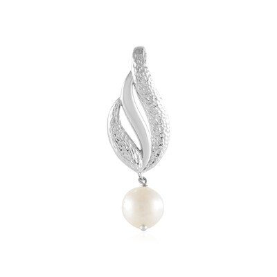 White Freshwater Pearl Silver Pendant
