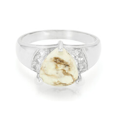 Magnesite Silver Ring
