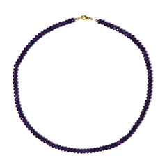 Zambian Amethyst Silver Necklace (Riya)