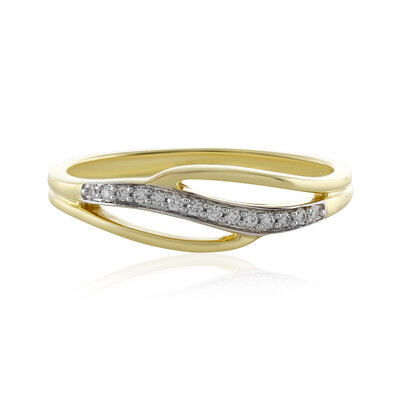9K Flawless (F) Diamond Gold Ring (LUCENT DIAMONDS)