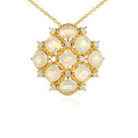 Welo Opal Silver Necklace