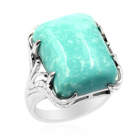 Campitos Turquoise Silver Ring (Anne Bever)