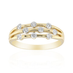 9K SI1 (G) Diamond Gold Ring