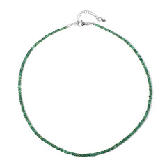 Socoto Emerald Silver Necklace