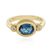 London Blue Topaz Silver Ring