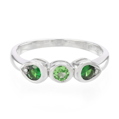 Tsavorite Silver Ring