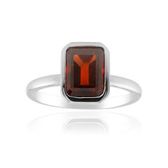 Mozambique Garnet Silver Ring