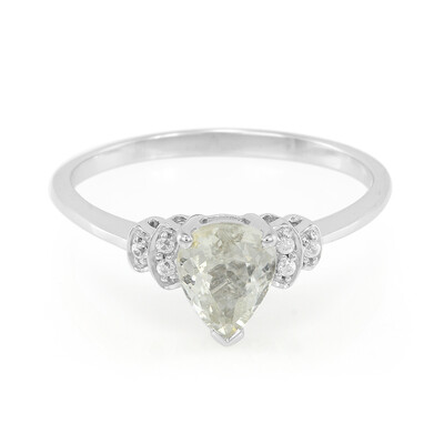 Cuprian Tourmaline Silver Ring