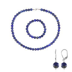 Lapis Lazuli Silver Set