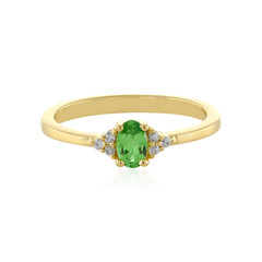 Tsavorite Silver Ring