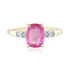 9K Madagascar Pink Sapphire Gold Ring