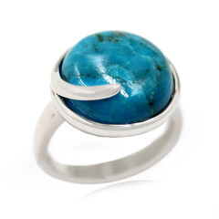 Kingman Blue Mojave Turquoise Silver Ring (Faszination Türkis)