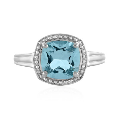 Sky Blue Topaz Silver Ring