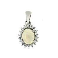 Welo Opal Silver Pendant