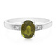 Cuprian Tourmaline Silver Ring