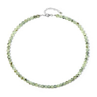 Prehnite Silver Necklace