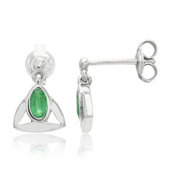 Bahia Emerald Silver Earrings