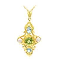 Peridot Silver Necklace