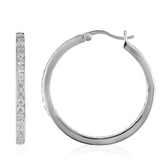 Zircon Silver Earrings