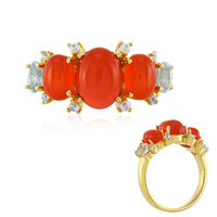 Carnelian Silver Ring