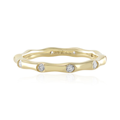 9K IF (G) Diamond Gold Ring (de Melo)