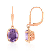 Amethyst Silver Earrings