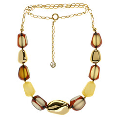 Baltic Amber Silver Necklace