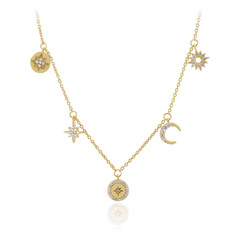 Zircon Silver Necklace