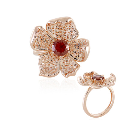 Pink Zircon Silver Ring (SAELOCANA)