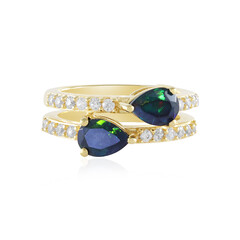 Mezezo Opal Silver Ring (Adela Silber)