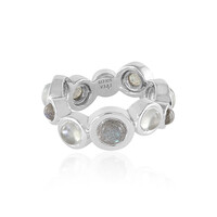 Green Maniry Labradorite Silver Ring (KM by Juwelo)