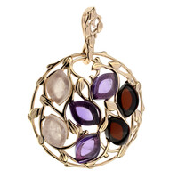 Baltic Amber Silver Pendant
