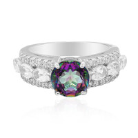 Mystic Quartz Silver Ring