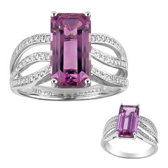 18K Pink Diaspore Gold Ring (AMAYANI)