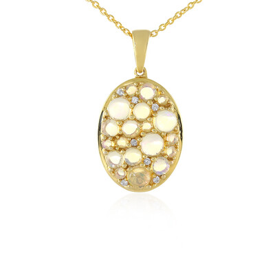 Welo Opal Silver Necklace